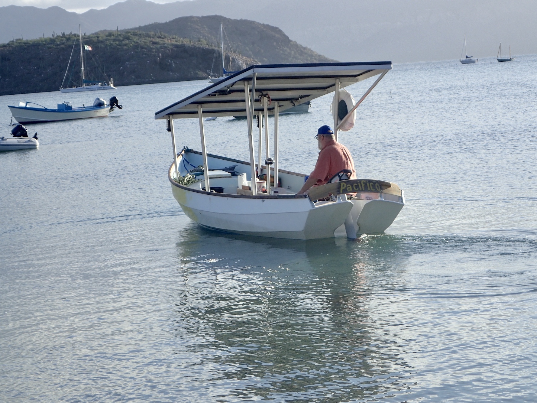 Solar, electric powered Longboat